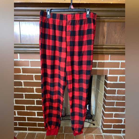 Red and Black Plaid Pajama Pants - Picture 1 of 1